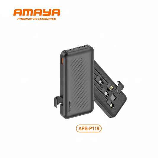 Anti‑Slip,Built‑in Cable (10,000mAh) Powerbank